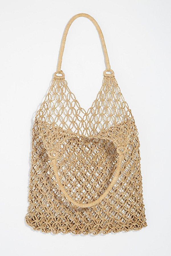 Pink Sands Woven Tote By Free People